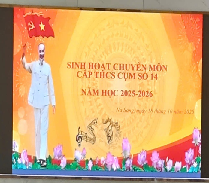 TRƯỜNG THCS SỐ 1 NA SANG  TỔ CHỨC THÀNH CÔNG BUỔI SINH HOẠT CHUYÊN MÔN CỤM LIÊN XÃ LẦN THỨ NHẤT NĂM HỌC 2025-2026